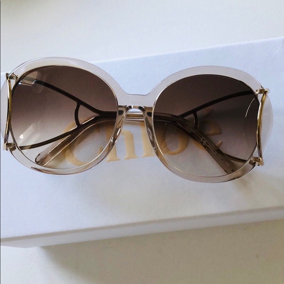 Chloe Crystal Turtledove Sunglasses - Picture 5 of 11